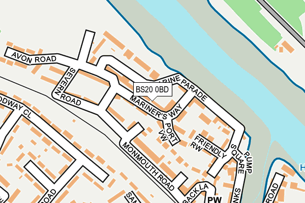 BS20 0BD map - OS OpenMap – Local (Ordnance Survey)