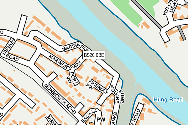 BS20 0BE map - OS OpenMap – Local (Ordnance Survey)