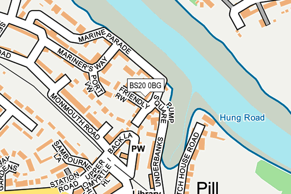 BS20 0BG map - OS OpenMap – Local (Ordnance Survey)