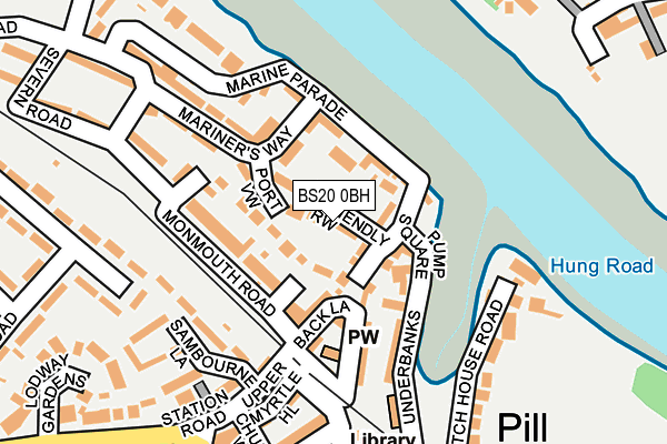 BS20 0BH map - OS OpenMap – Local (Ordnance Survey)