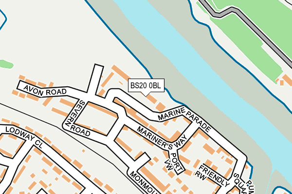 BS20 0BL map - OS OpenMap – Local (Ordnance Survey)