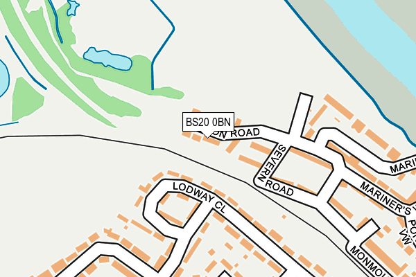 BS20 0BN map - OS OpenMap – Local (Ordnance Survey)