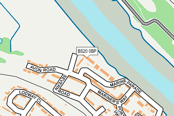 BS20 0BP map - OS OpenMap – Local (Ordnance Survey)