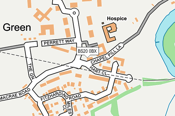 BS20 0BX map - OS OpenMap – Local (Ordnance Survey)