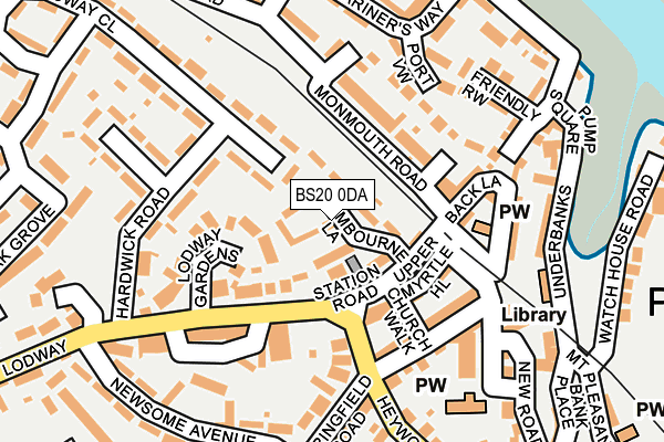 BS20 0DA map - OS OpenMap – Local (Ordnance Survey)