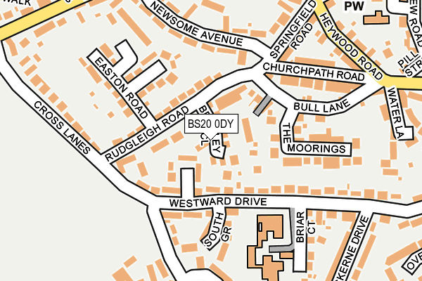 BS20 0DY map - OS OpenMap – Local (Ordnance Survey)