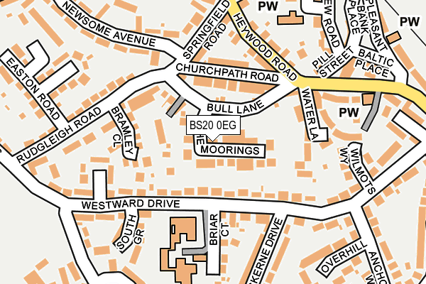 BS20 0EG map - OS OpenMap – Local (Ordnance Survey)