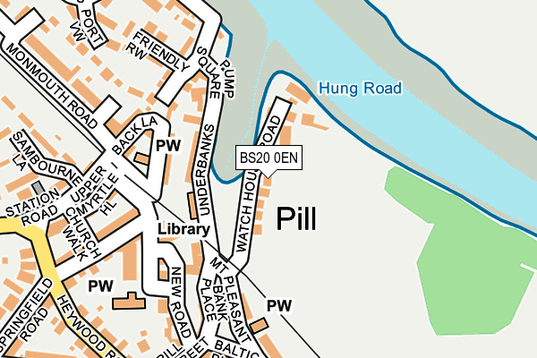 BS20 0EN map - OS OpenMap – Local (Ordnance Survey)