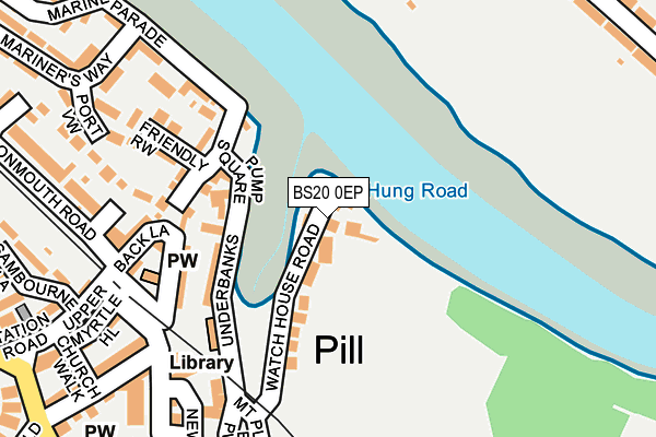 BS20 0EP map - OS OpenMap – Local (Ordnance Survey)