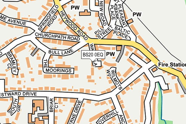 BS20 0EQ map - OS OpenMap – Local (Ordnance Survey)