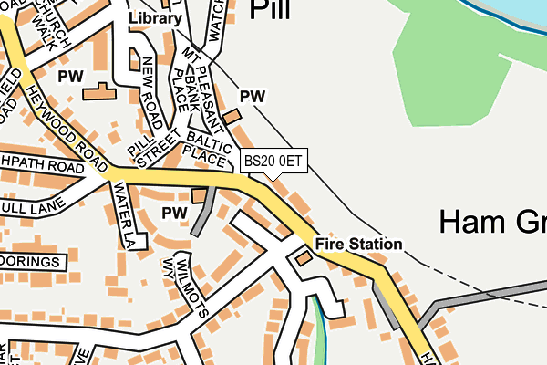 BS20 0ET map - OS OpenMap – Local (Ordnance Survey)