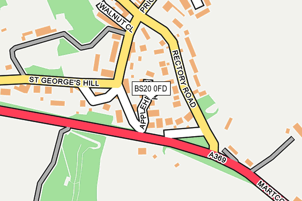 BS20 0FD map - OS OpenMap – Local (Ordnance Survey)