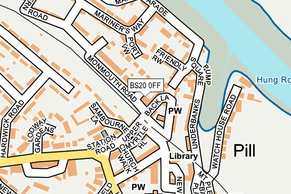 BS20 0FF map - OS OpenMap – Local (Ordnance Survey)