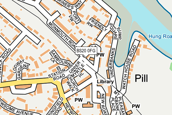 BS20 0FG map - OS OpenMap – Local (Ordnance Survey)