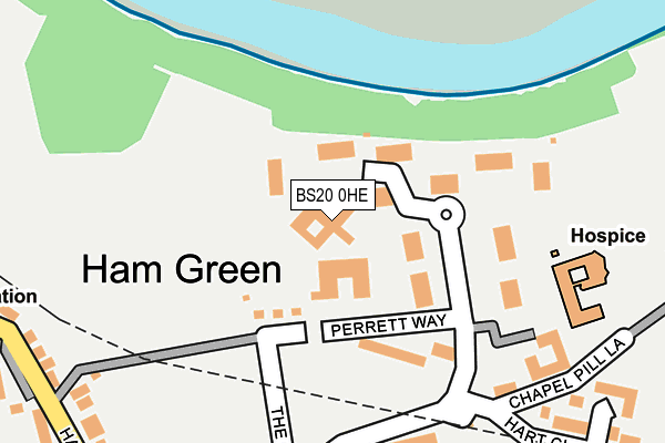 BS20 0HE map - OS OpenMap – Local (Ordnance Survey)