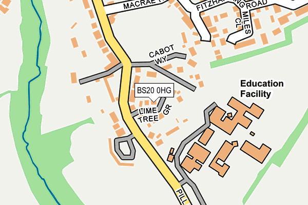 BS20 0HG map - OS OpenMap – Local (Ordnance Survey)