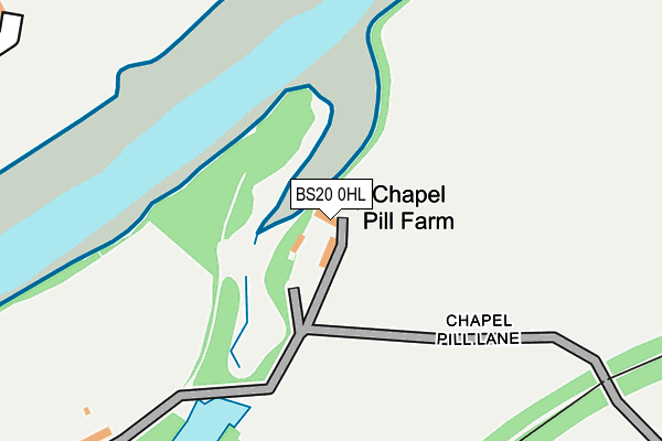 BS20 0HL map - OS OpenMap – Local (Ordnance Survey)