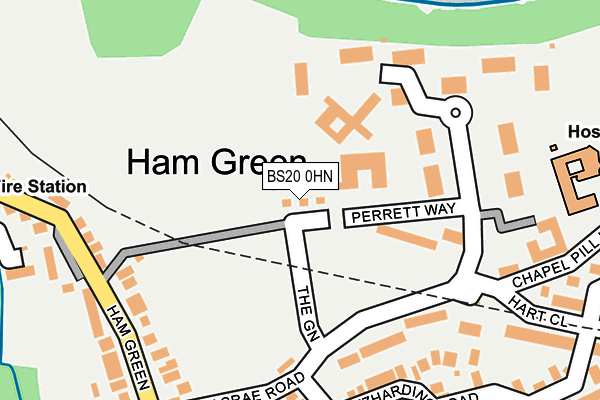 BS20 0HN map - OS OpenMap – Local (Ordnance Survey)