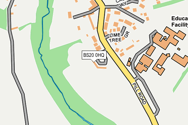 BS20 0HQ map - OS OpenMap – Local (Ordnance Survey)