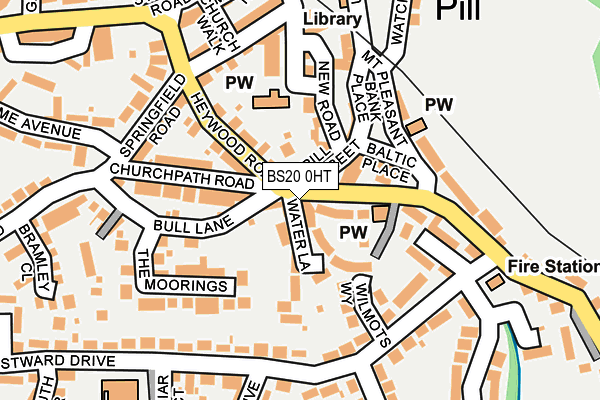 BS20 0HT map - OS OpenMap – Local (Ordnance Survey)