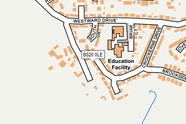 BS20 0LE map - OS OpenMap – Local (Ordnance Survey)