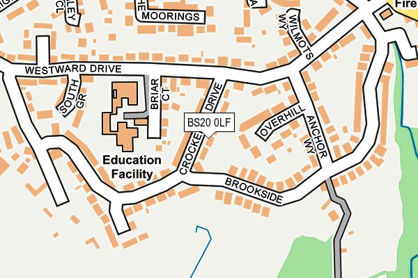 BS20 0LF map - OS OpenMap – Local (Ordnance Survey)