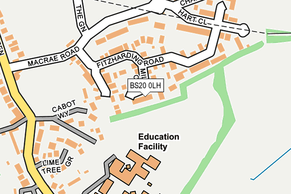 Map of M W BUILDING LTD at local scale