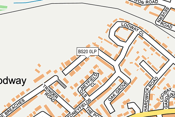 BS20 0LP map - OS OpenMap – Local (Ordnance Survey)