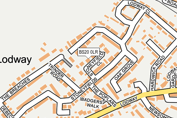 BS20 0LR map - OS OpenMap – Local (Ordnance Survey)