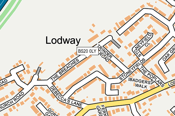 Map of LODWAY RESIDENTS MANAGEMENT COMPANY LIMITED at local scale