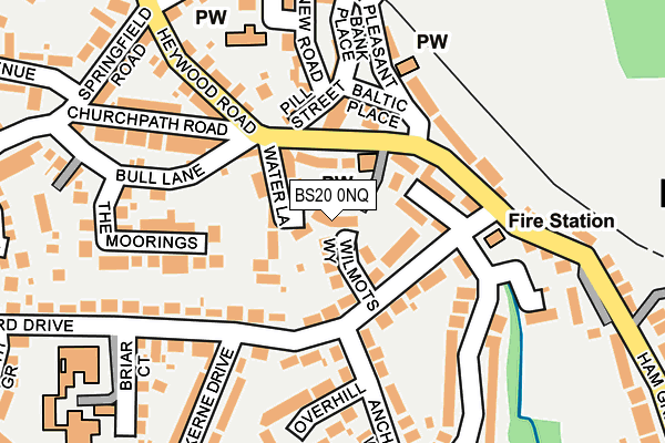 BS20 0NQ map - OS OpenMap – Local (Ordnance Survey)