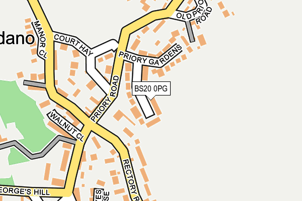 BS20 0PG map - OS OpenMap – Local (Ordnance Survey)
