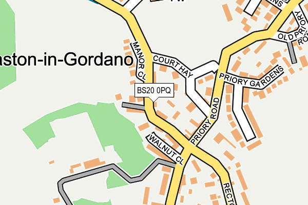 BS20 0PQ map - OS OpenMap – Local (Ordnance Survey)