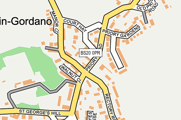 BS20 0PR map - OS OpenMap – Local (Ordnance Survey)