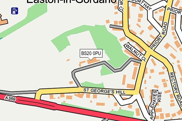 BS20 0PU map - OS OpenMap – Local (Ordnance Survey)