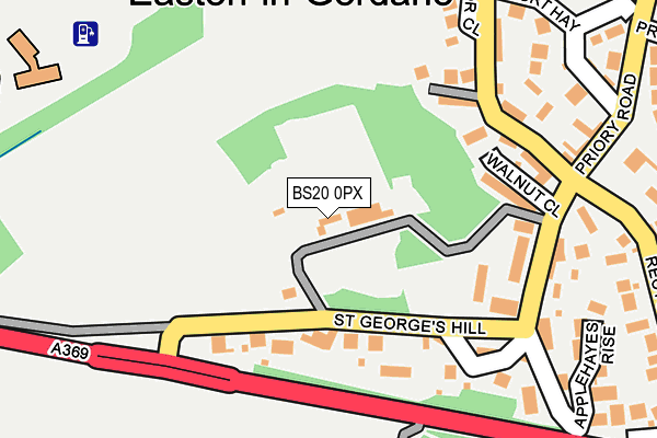 BS20 0PX map - OS OpenMap – Local (Ordnance Survey)