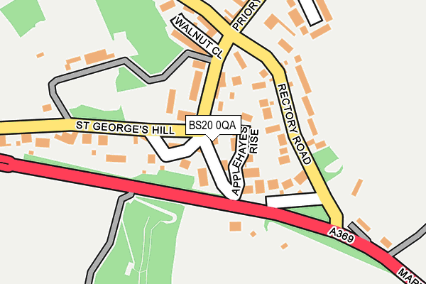BS20 0QA map - OS OpenMap – Local (Ordnance Survey)