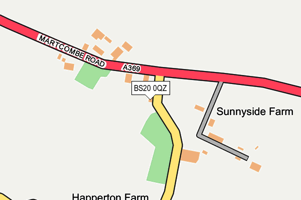 BS20 0QZ map - OS OpenMap – Local (Ordnance Survey)