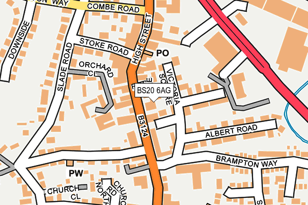 Map of TUDOR GARAGE (PORTISHEAD) LIMITED at local scale