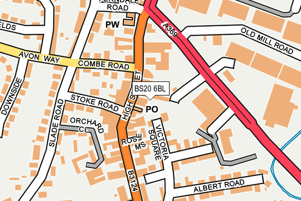 BS20 6BL map - OS OpenMap – Local (Ordnance Survey)