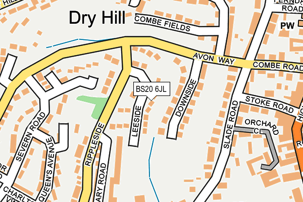 BS20 6JL map - OS OpenMap – Local (Ordnance Survey)