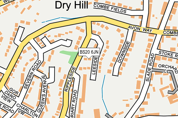 BS20 6JN map - OS OpenMap – Local (Ordnance Survey)