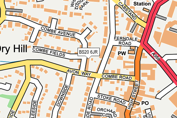 BS20 6JR map - OS OpenMap – Local (Ordnance Survey)