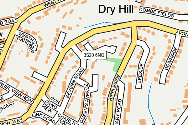 BS20 6NQ map - OS OpenMap – Local (Ordnance Survey)