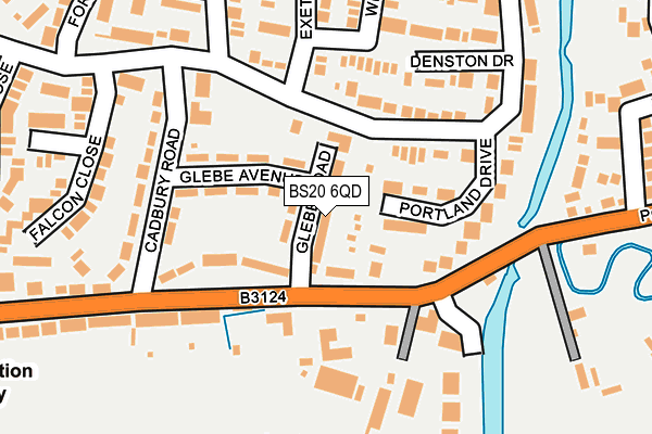 BS20 6QD map - OS OpenMap – Local (Ordnance Survey)
