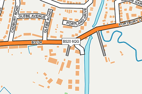 BS20 6QG map - OS OpenMap – Local (Ordnance Survey)