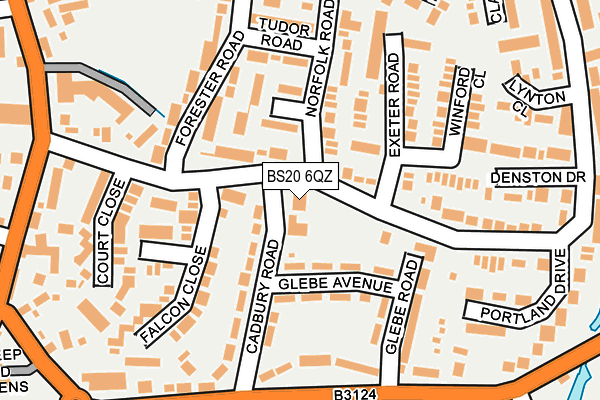 BS20 6QZ map - OS OpenMap – Local (Ordnance Survey)