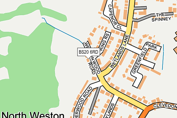 BS20 6RD map - OS OpenMap – Local (Ordnance Survey)