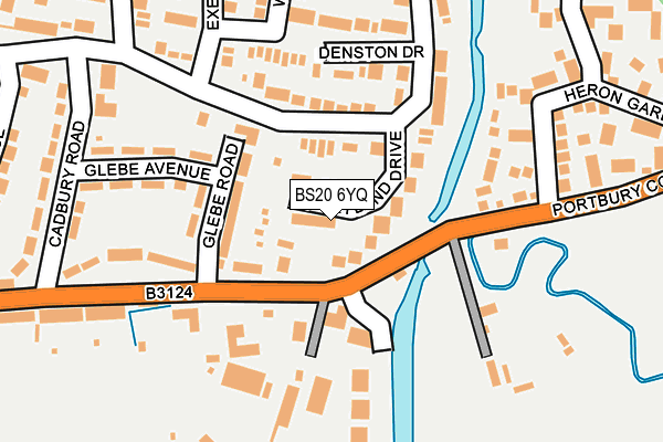 BS20 6YQ map - OS OpenMap – Local (Ordnance Survey)