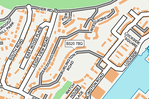 BS20 7BQ map - OS OpenMap – Local (Ordnance Survey)